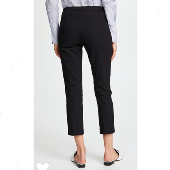 New! THEORY Linen Black Pants - Picture 4 of 7